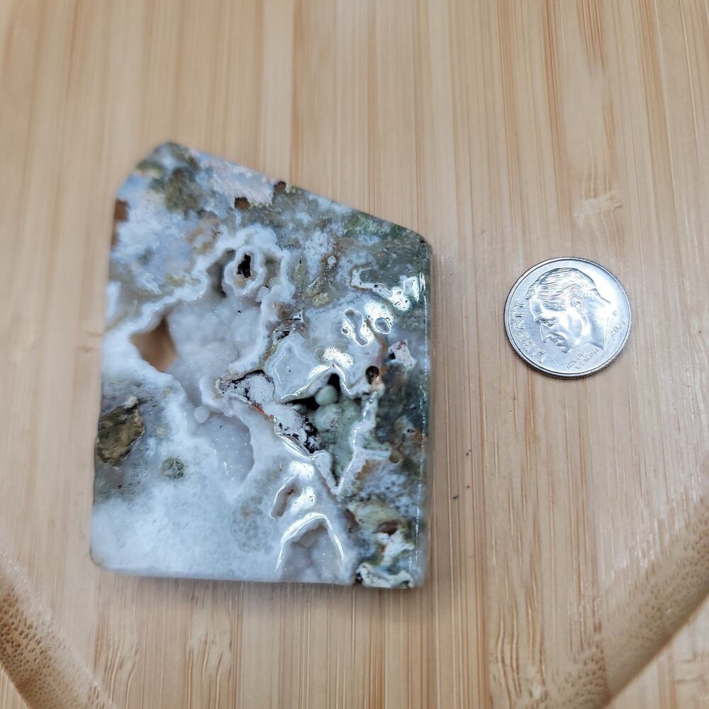 Ocean Jasper Freeform Slab, Druzy - Picture 4 of 4